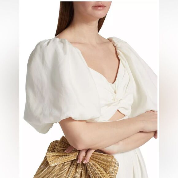 NEW ASTR The Label SERILDA CUTOUT PUFF SLEEVE MINI DRESS - Picture 12 of 17